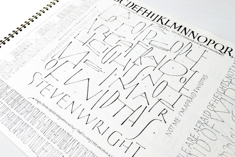 Read more about the article Continuous studies on handlettering & calligraphy  / Jurgen Vercaemst – recenzja książki